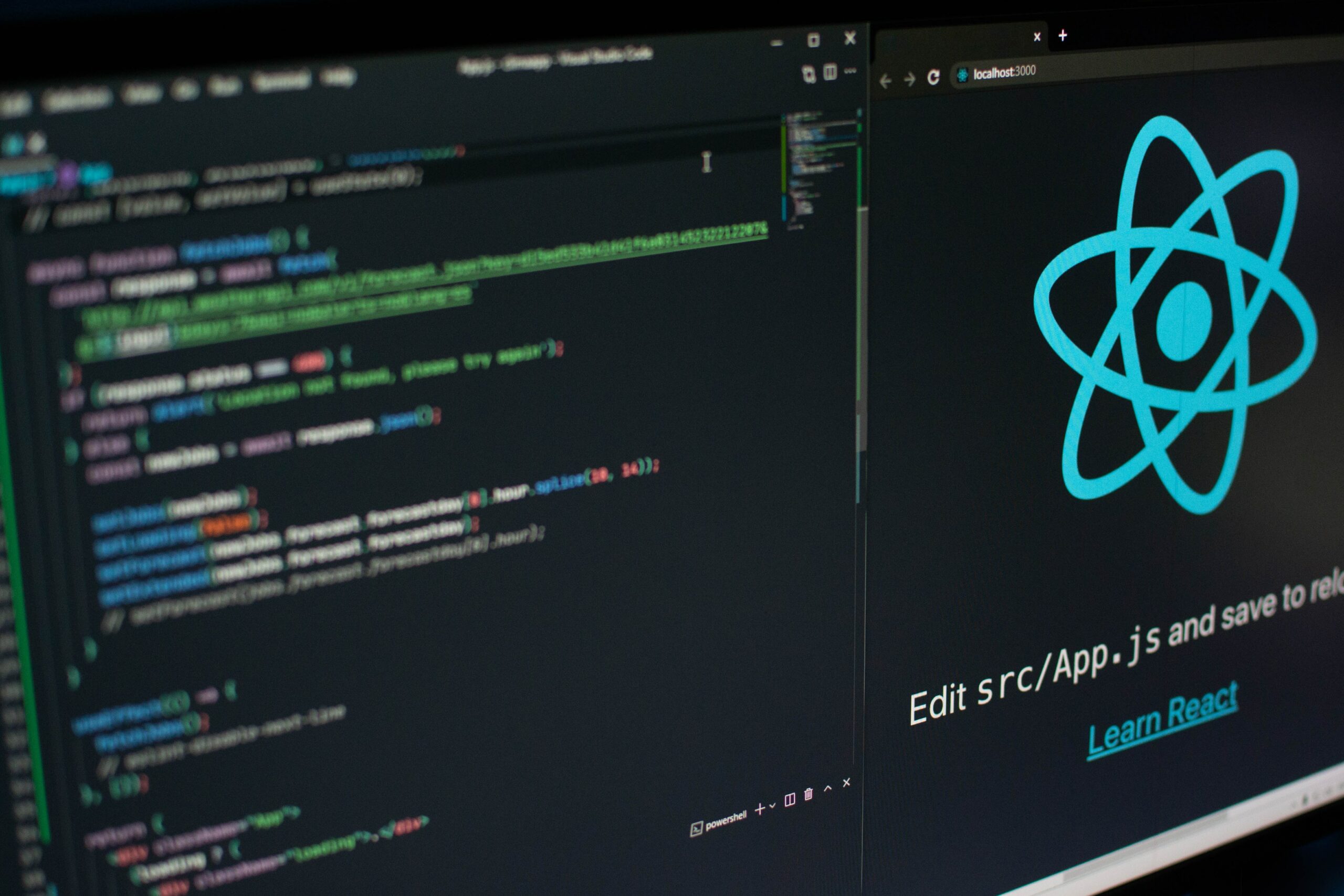 react